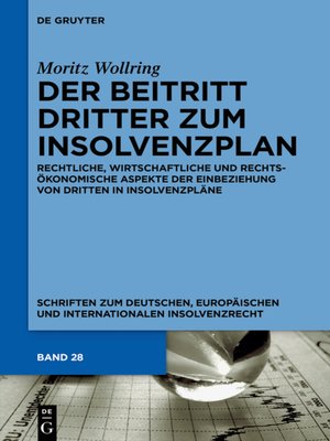 cover image of Der Beitritt Dritter zum Insolvenzplan